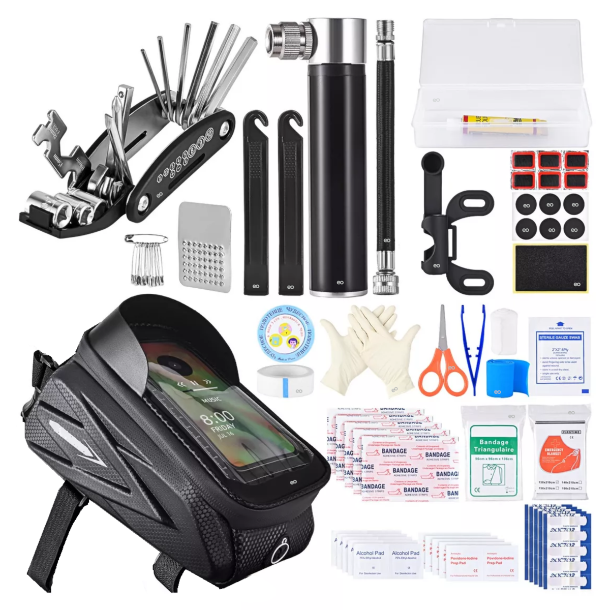 Foto 1 | Kit Herramientas De Emergencia Reparación Eo Safe Imports Esi-11156-1 Multicolor
