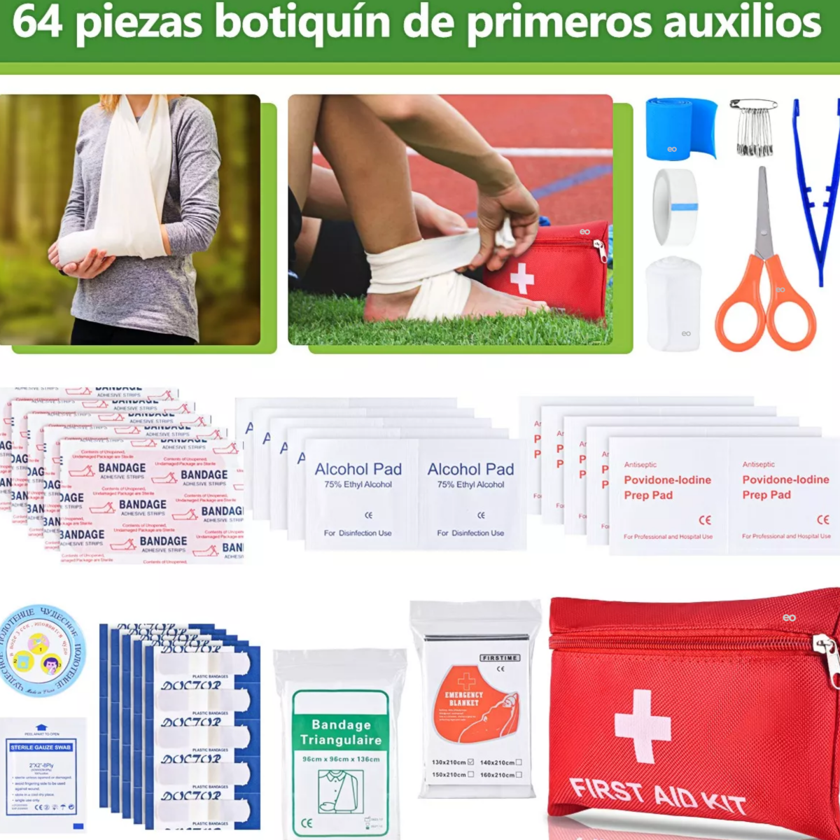 Foto 4 pulgar | Kit Herramientas De Emergencia Reparación Eo Safe Imports Esi-11156-1 Multicolor