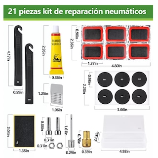 Foto 4 | Kit Herramientas De Emergencia Reparación Eo Safe Imports Esi-11156-1 Multicolor