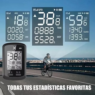 Foto 3 | Velocímetro/odómetro Para Bicicleta G+ Gps Con Soporte+funda Eo Safe Imports Esi-13370-1 Negro