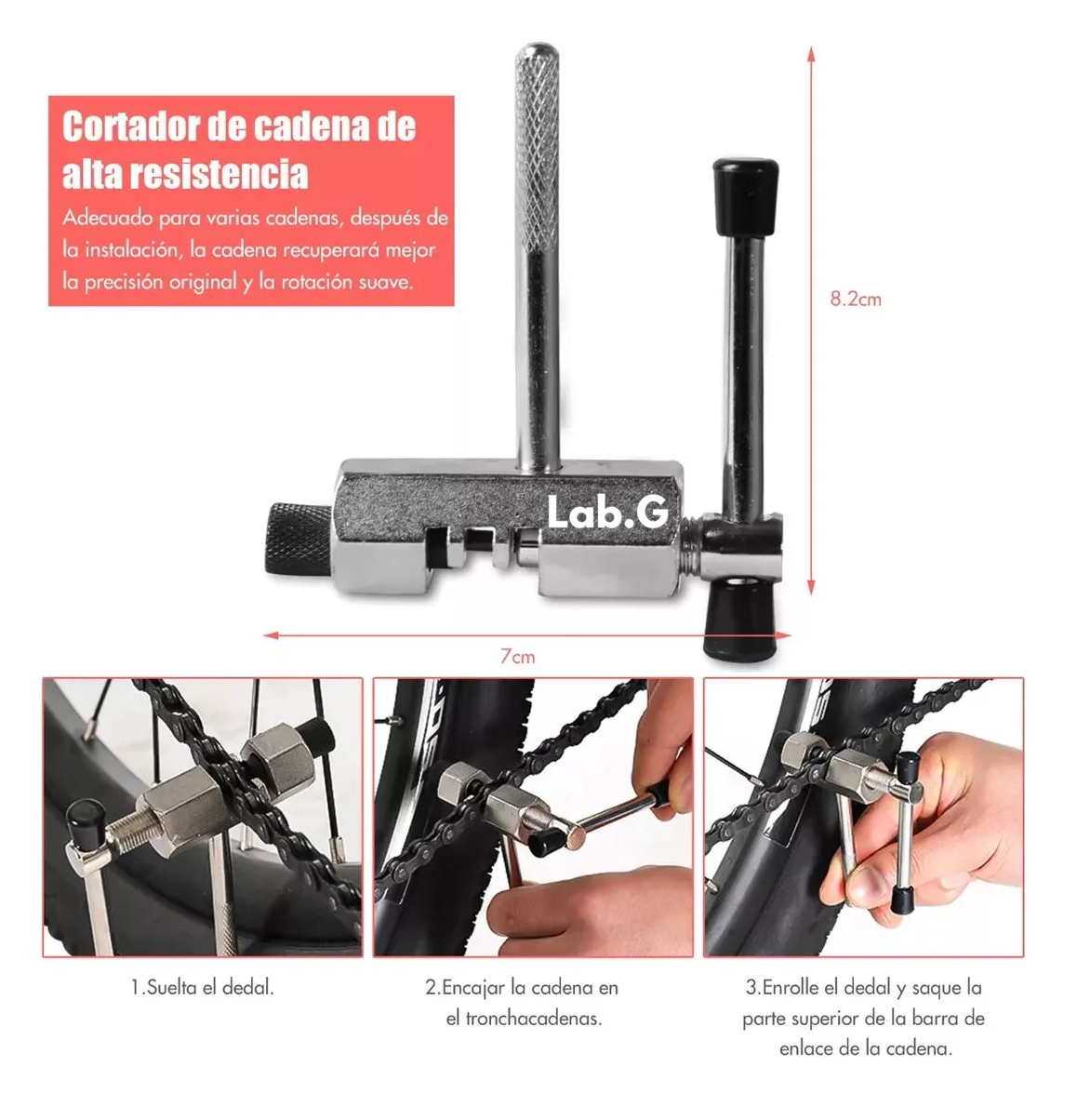 Foto 5 pulgar | Herramientas P/reparación Bicicletas Extractor Pernos Cadena 12 Pzs