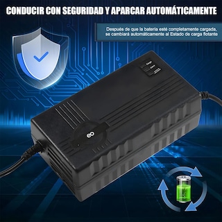 Foto 3 | Cargador Para Bicicleta Eléctrica 48v 12ah Con 3 Luces Eo Safe Imports Esi-19323 Negro