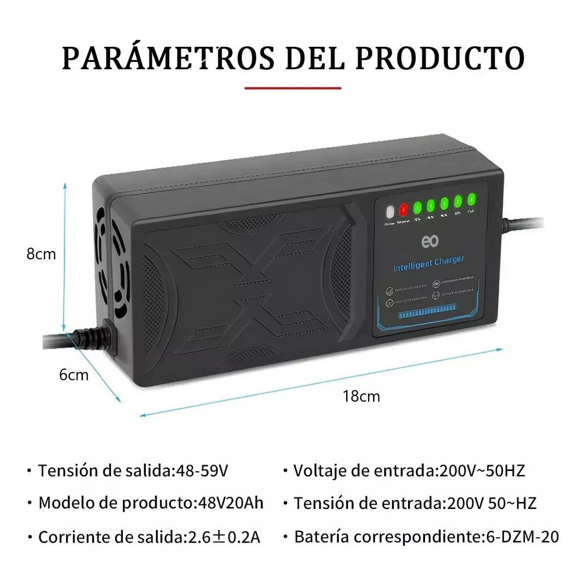 Foto 3 pulgar | Cargador Universal Rápido Para Bicicleta Eléctrica De 48v20a Eo Safe Imports Esi-19325 Gris