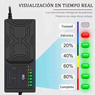 Foto 3 | Cargador Universal Rápido Para Bicicleta Eléctrica De 48v20a Eo Safe Imports Esi-19325 Gris