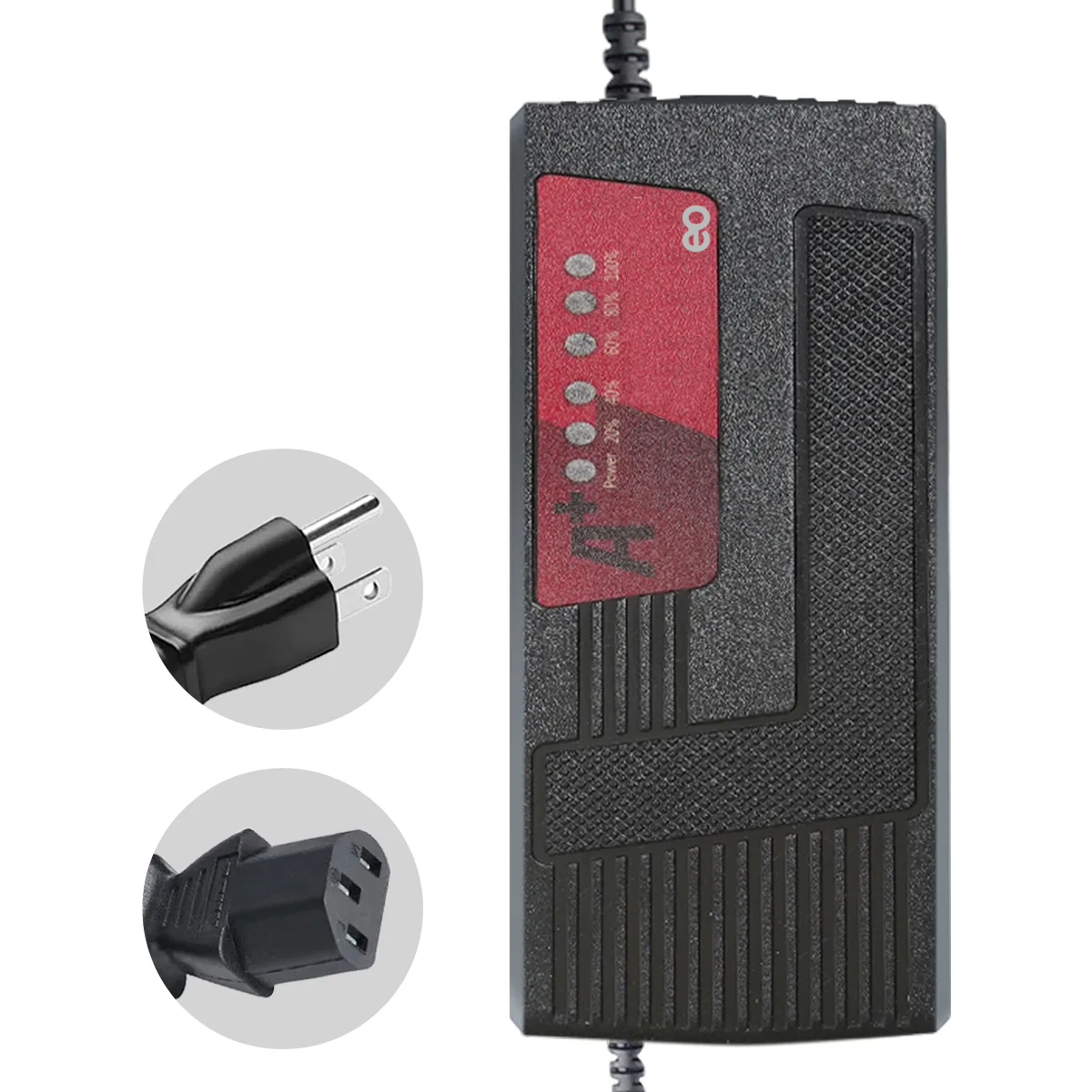 Foto 3 pulgar | Cargador De Bicicleta Eléctrica De 48 V Y 12ah Con 6 Luces Indicadoras Eo Safe Imports Esi-19326 Negro