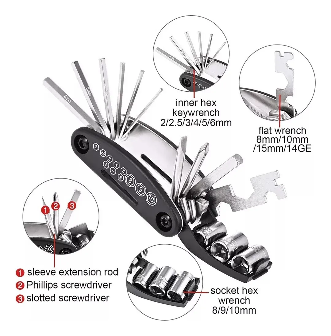 Foto 4 pulgar | Kit De Cepillos Xtellar  De Limpieza Para Bicicleta 10 Piezas