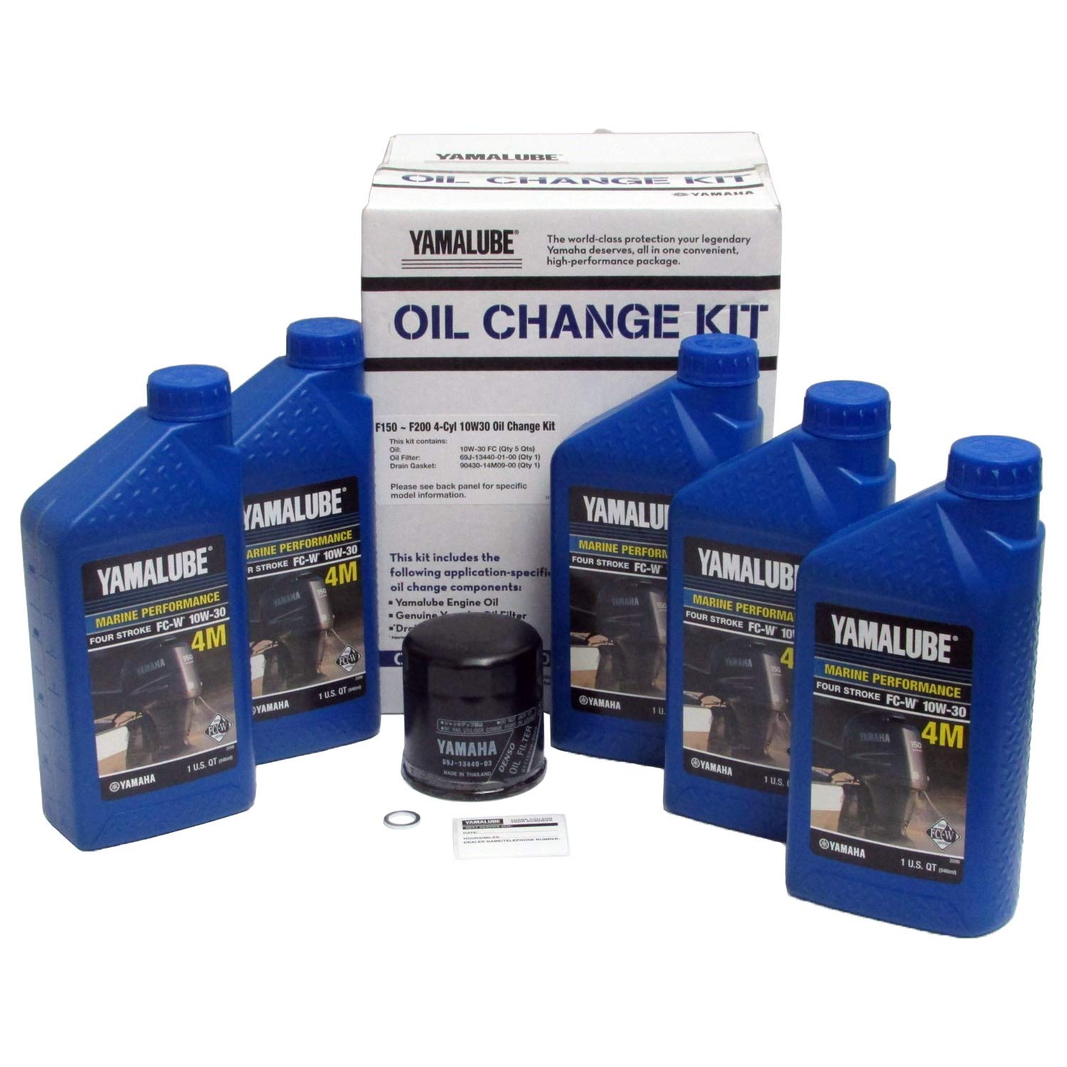 Foto 1 | Kit De Cambio De Aceite Yamaha F150 F200 Con Yamalube 10w30 - Venta Internacional.