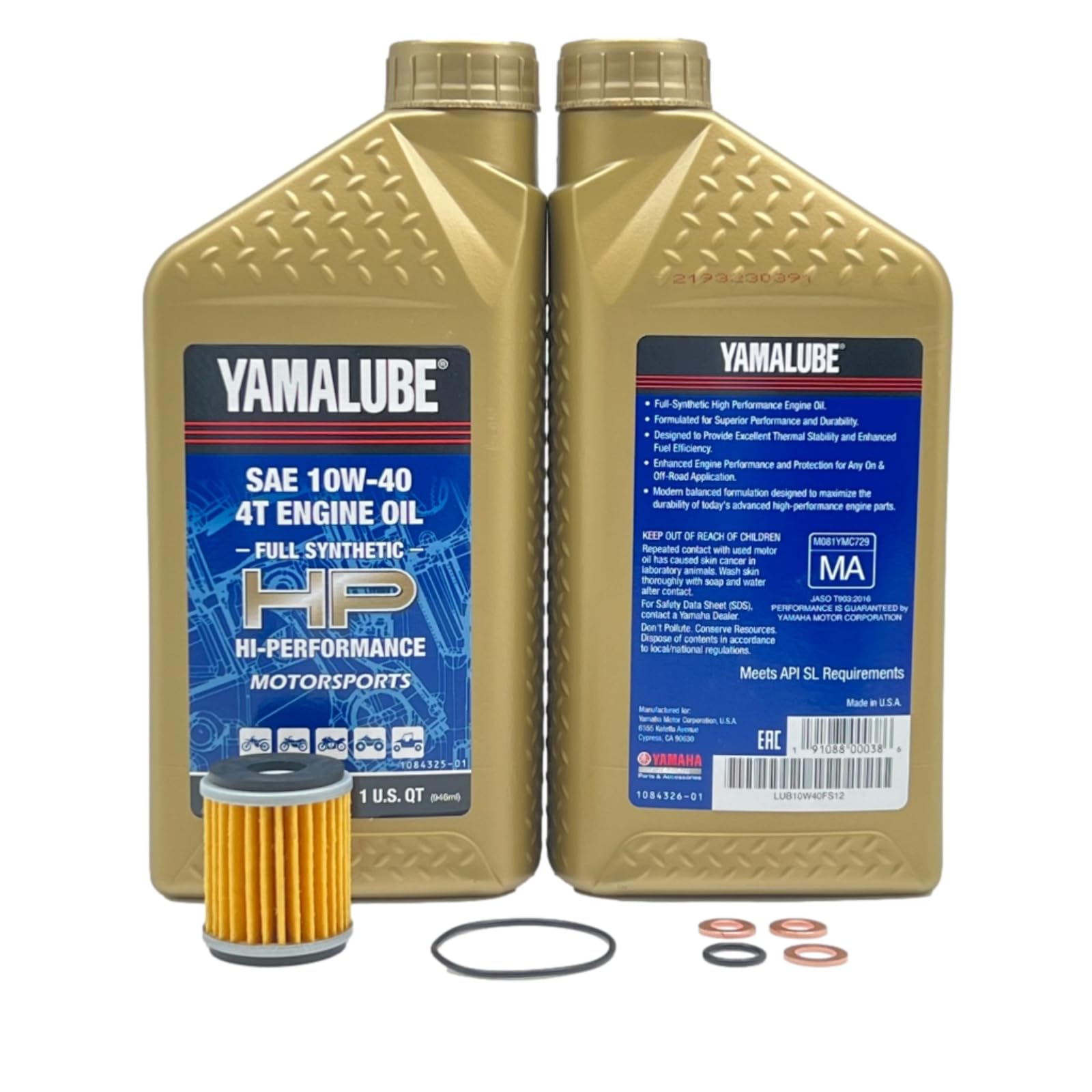 Foto 3 pulgar | Kit De Cambio De Aceite Para Yamaha Yz 250f/450f, Yz 250fx/450fx, Wr 250f/450f - Venta Internacional.