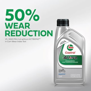 Foto 4 | Aceite Para Moto Castrol Actevo 4t 10w-40 Sintético 6x1l - Venta Internacional.