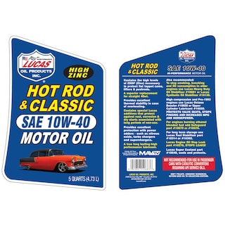 Foto 2 | Aceite Para Motor Lucas Oil Hot Rod & Classic Car Sae 10w-40 5l - Venta Internacional.