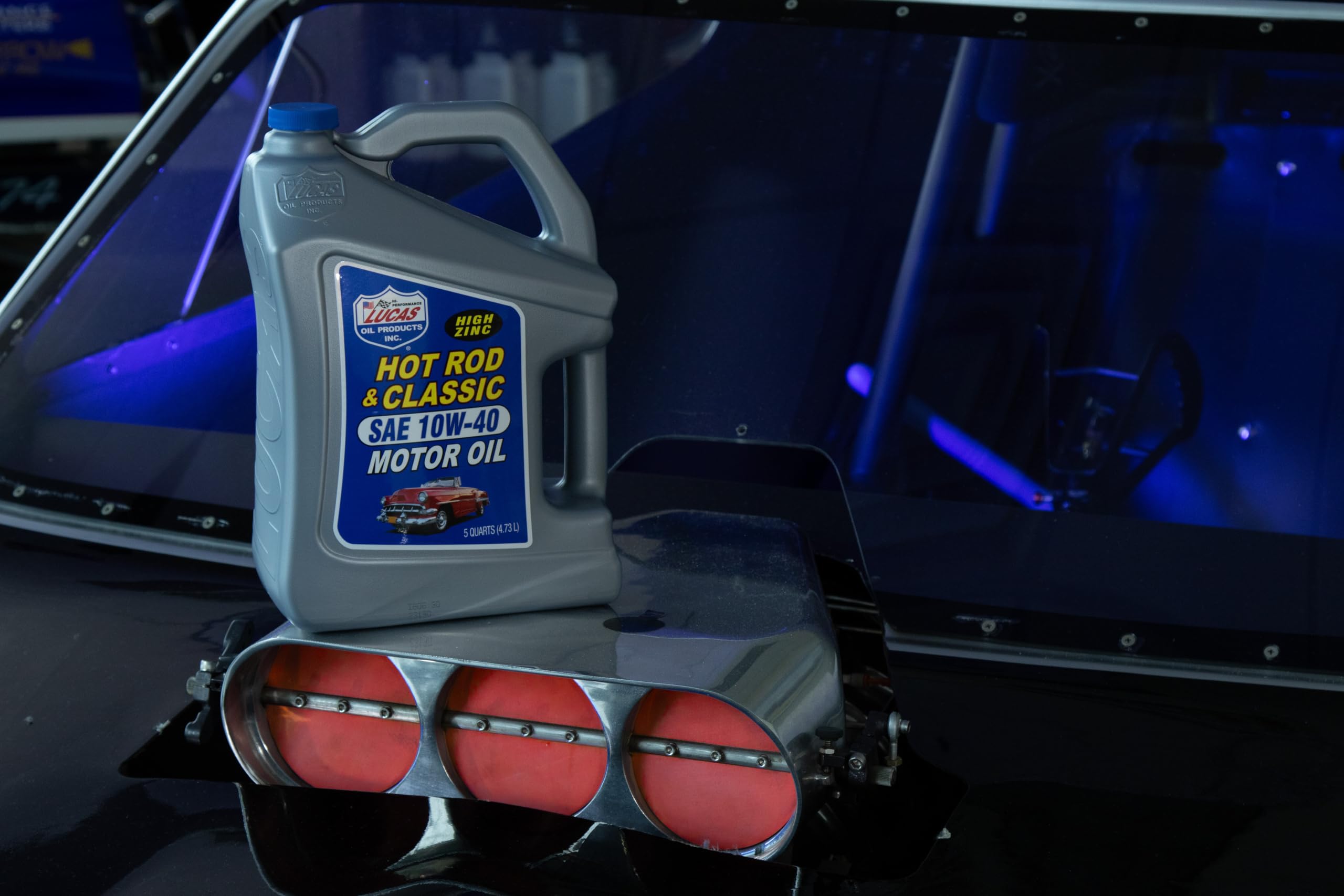 Foto 6 pulgar | Aceite Para Motor Lucas Oil Hot Rod & Classic Car Sae 10w-40 5l - Venta Internacional.