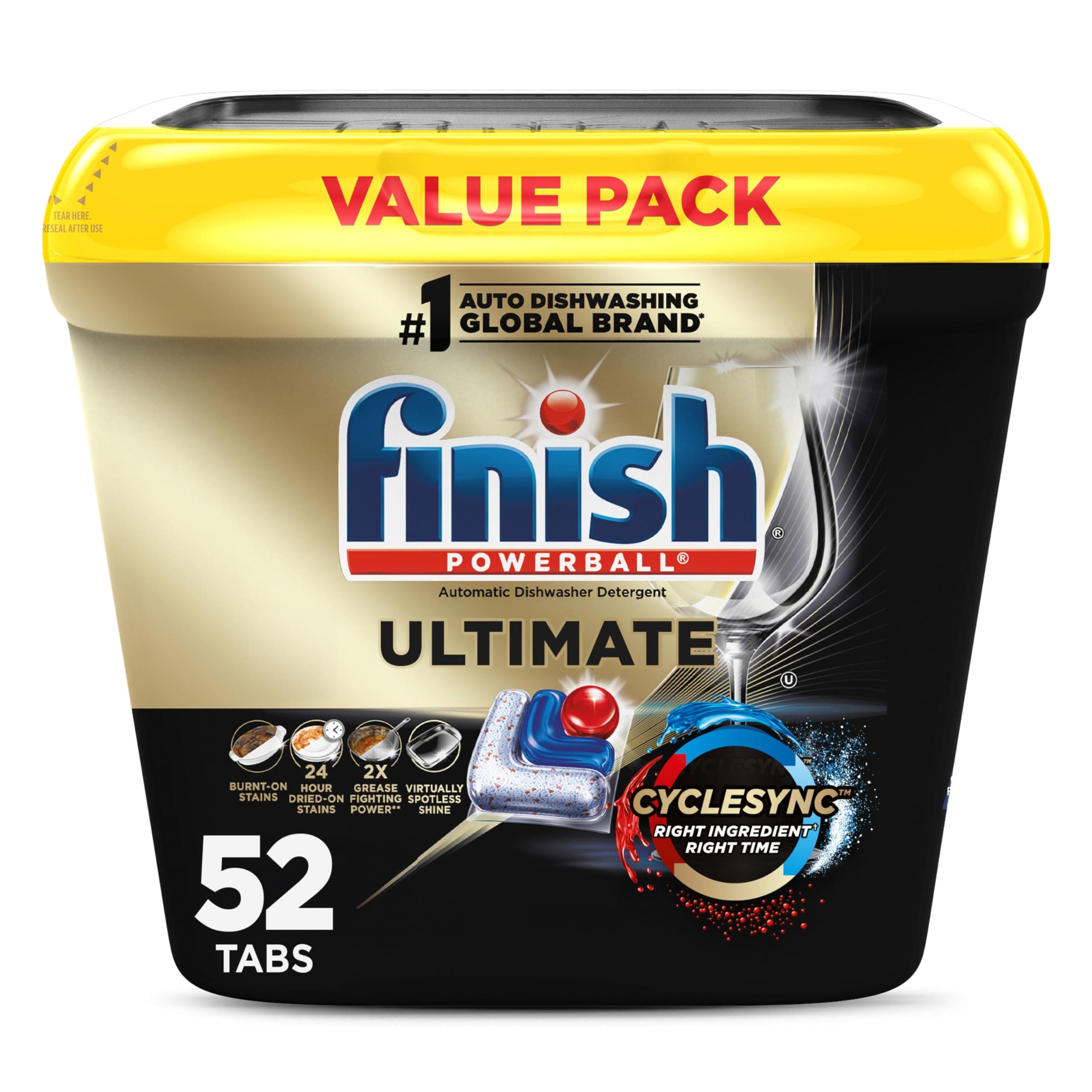 Cápsulas Para Lavavajillas Finish Ultimate  52 Unidades  Cyclesync Tech - Venta Internacional. $729