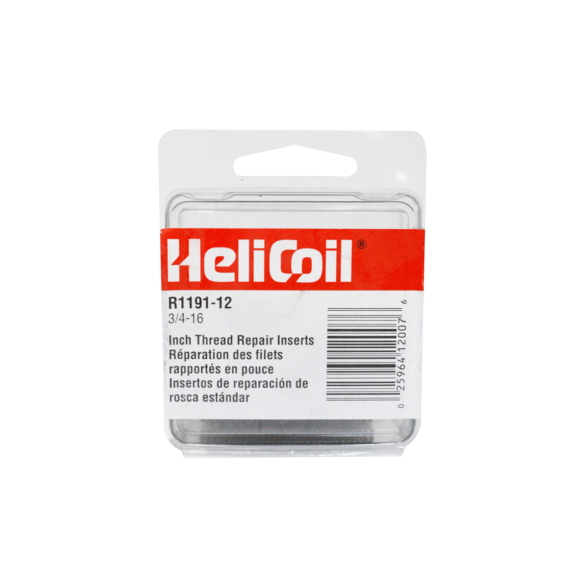 Insertos Helicoil para Reparación Roscas 3/4-16 L 1.125 4 piezas