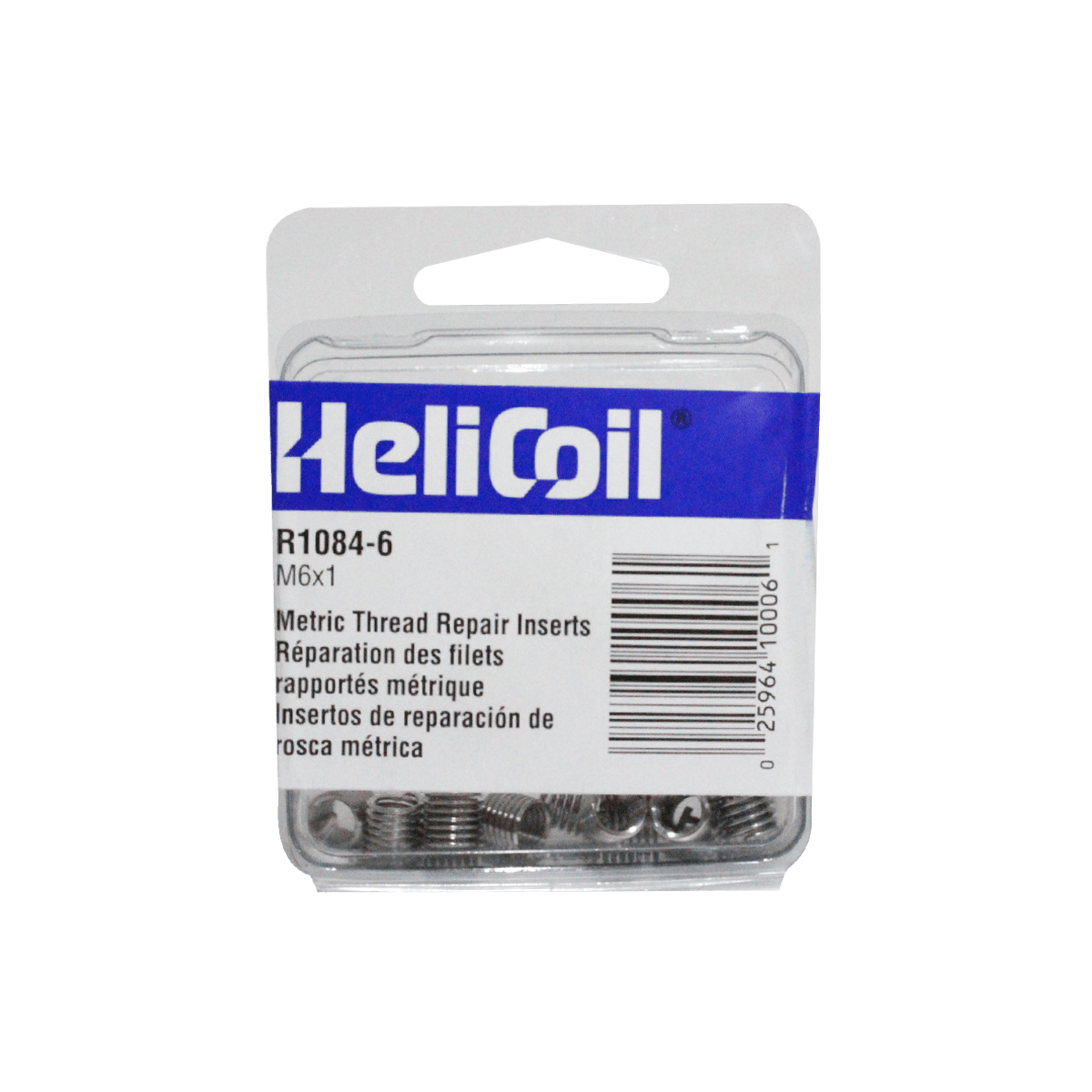 Insertos para Reparación Roscas Helicoil M6x1 L 9 12 piezas