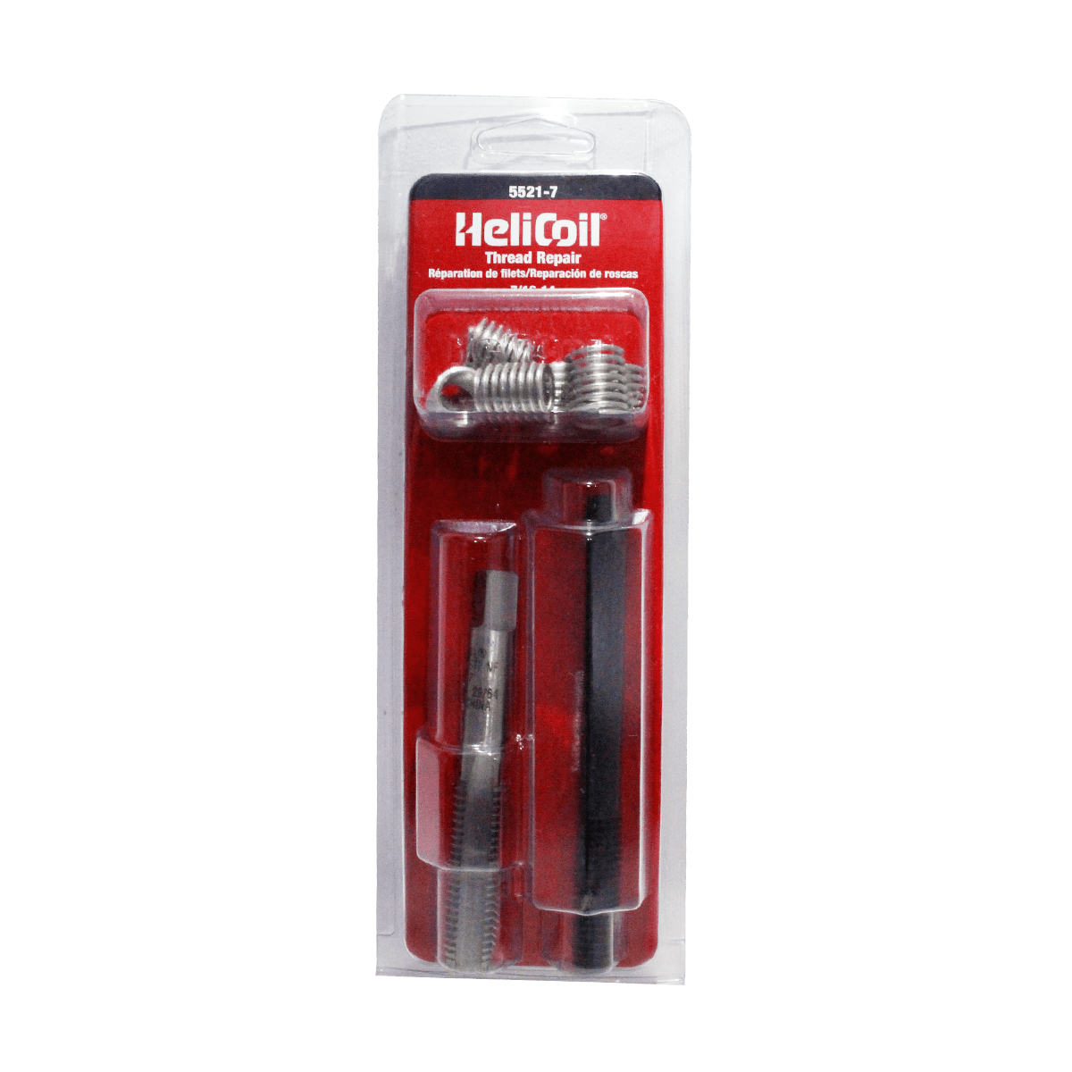 Kit Reparación Roscas Helicoil 7/16-14x.656 con 6 Insertos