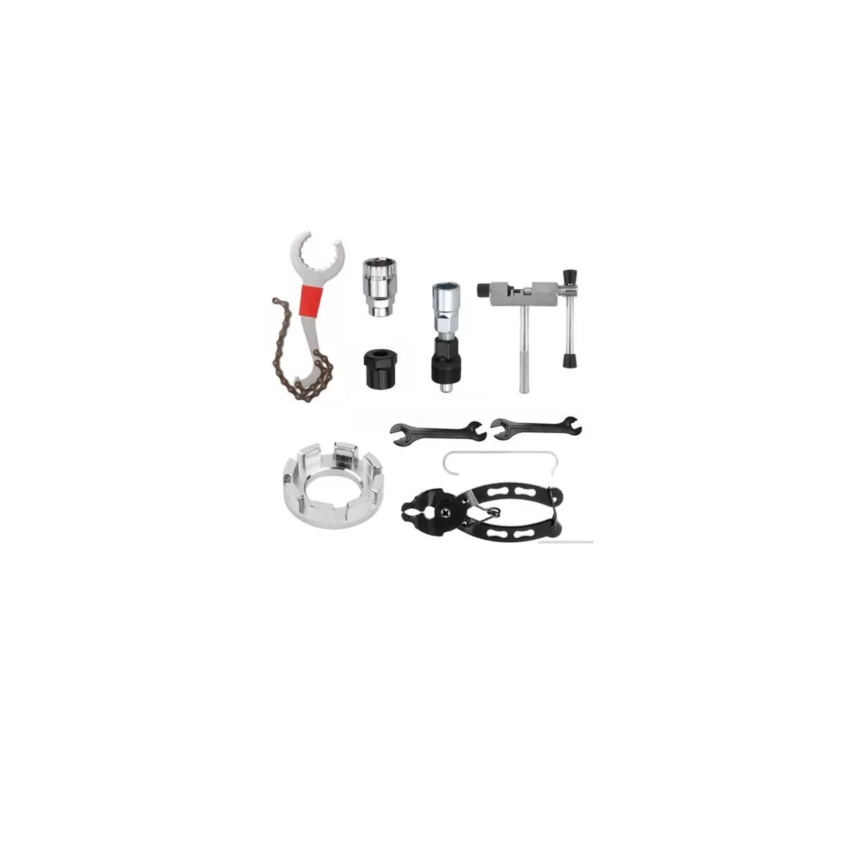 Kit de Herramientas para Reparación de Bicicletas Eo Safe Imports Esi-8054 Multicolor 9 Piezas