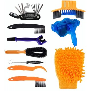 Foto 1 | Kit De Cepillos De Limpieza Para Cadena De Bicicleta 10pcs Eo Safe Imports Esi-19302 Multicolor