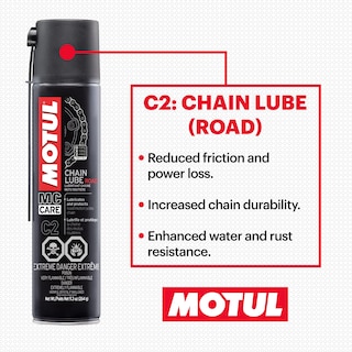 Foto 3 | Kit Completo De Lubricación Para Limpieza De Cadenas De Motocicletas Motul C1 C2 - Venta Internacional.