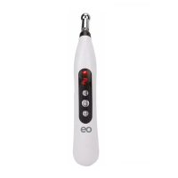 Lápiz Acupuntura Electrónico Masaje Recargable Vía Usb Eo Safe Imports Esi-14634-1 Blanco