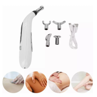 Foto 4 pulgar | Lápiz Acupuntura Electrónico Masaje Recargable Vía Usb Eo Safe Imports Esi-14634-1 Blanco
