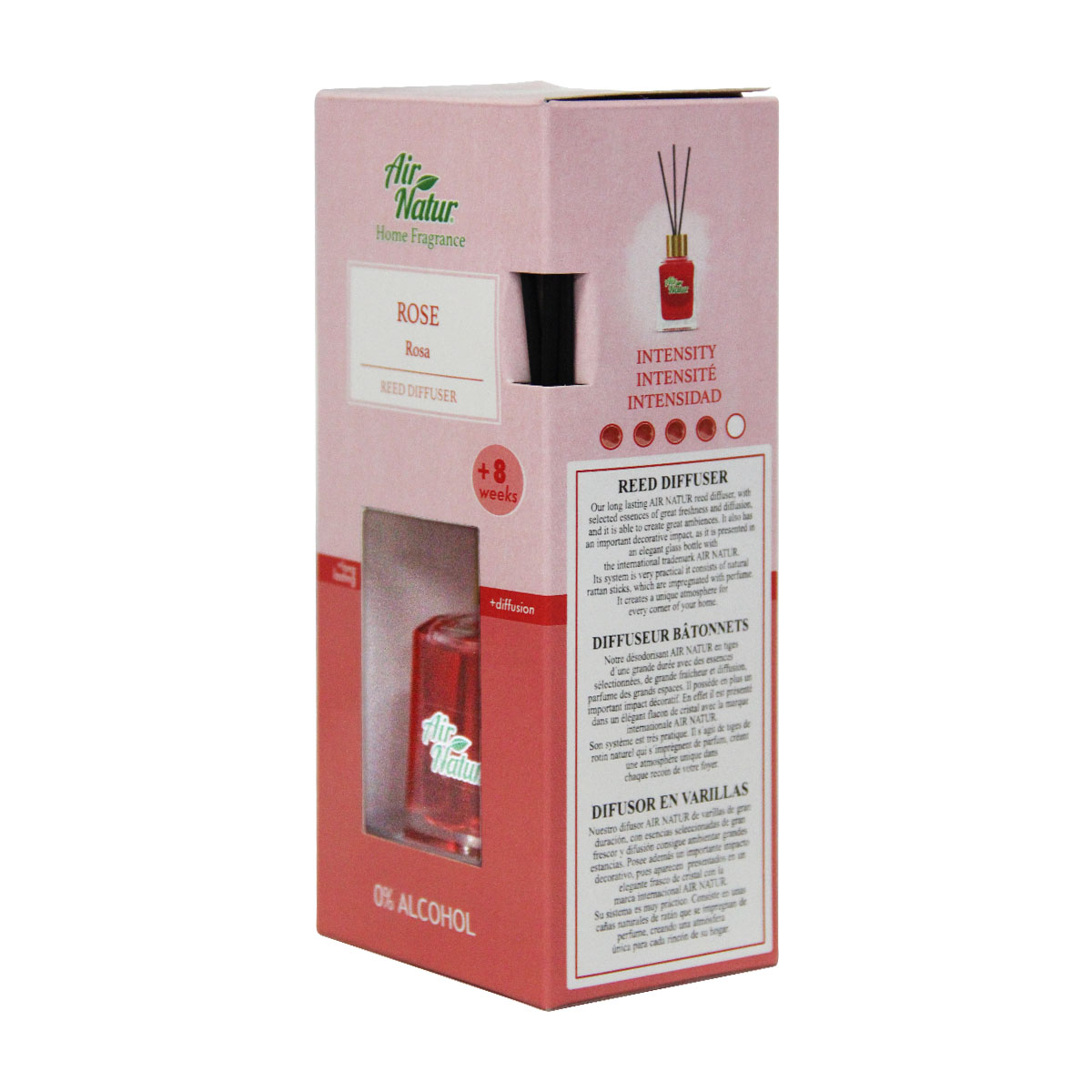 Foto 2 | Difusor de Varillas Air Natur Home Esencia con 30 ml Aroma a Rosa