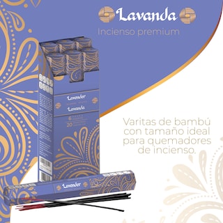 Foto 2 | Incienso con Aroma Premium Punto Aroma Lavanda 120 Unidades
