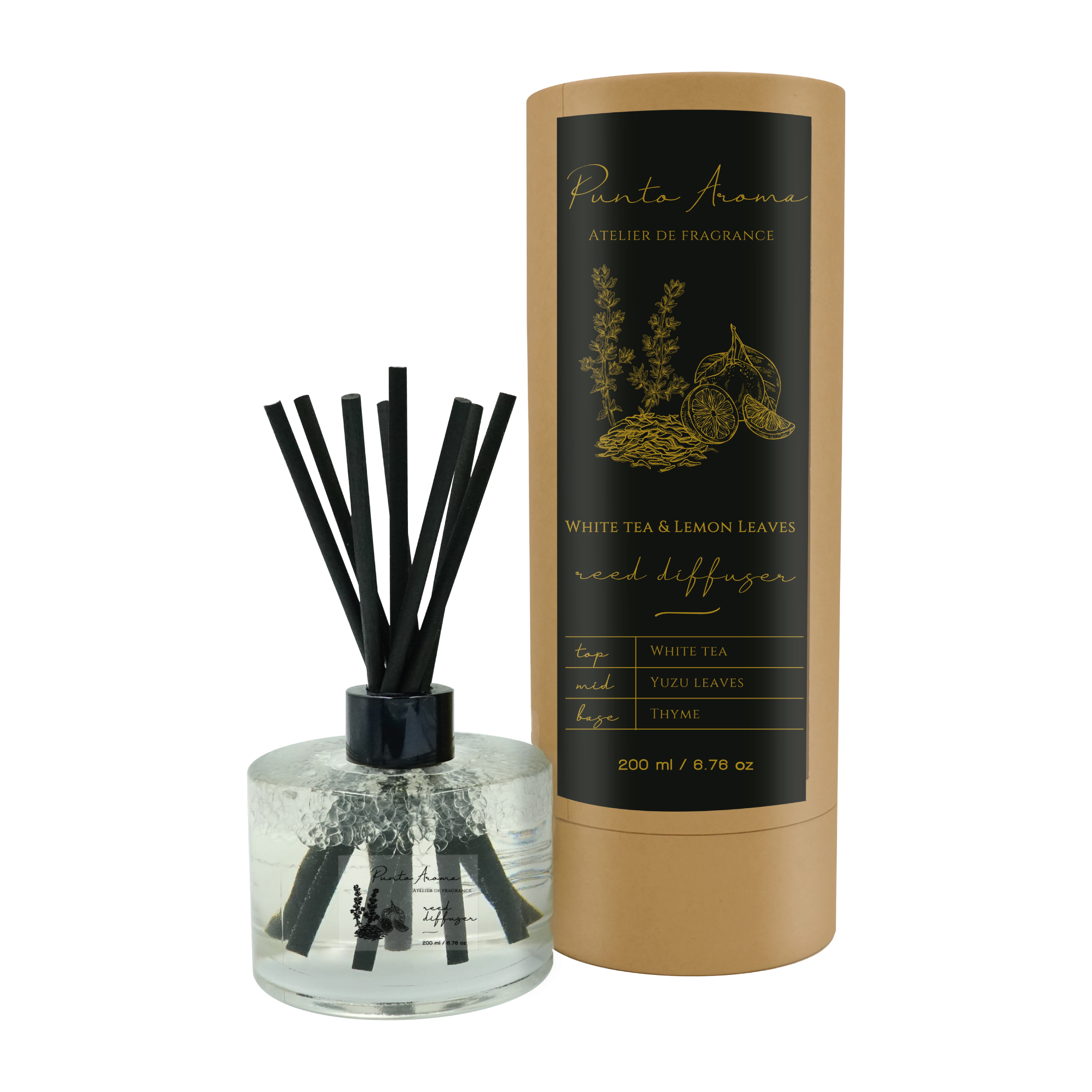 Foto 2 pulgar | Aromatizante de Ambiente Reed Diffuser - Punto Aroma - White Tea & Lemon Leaves