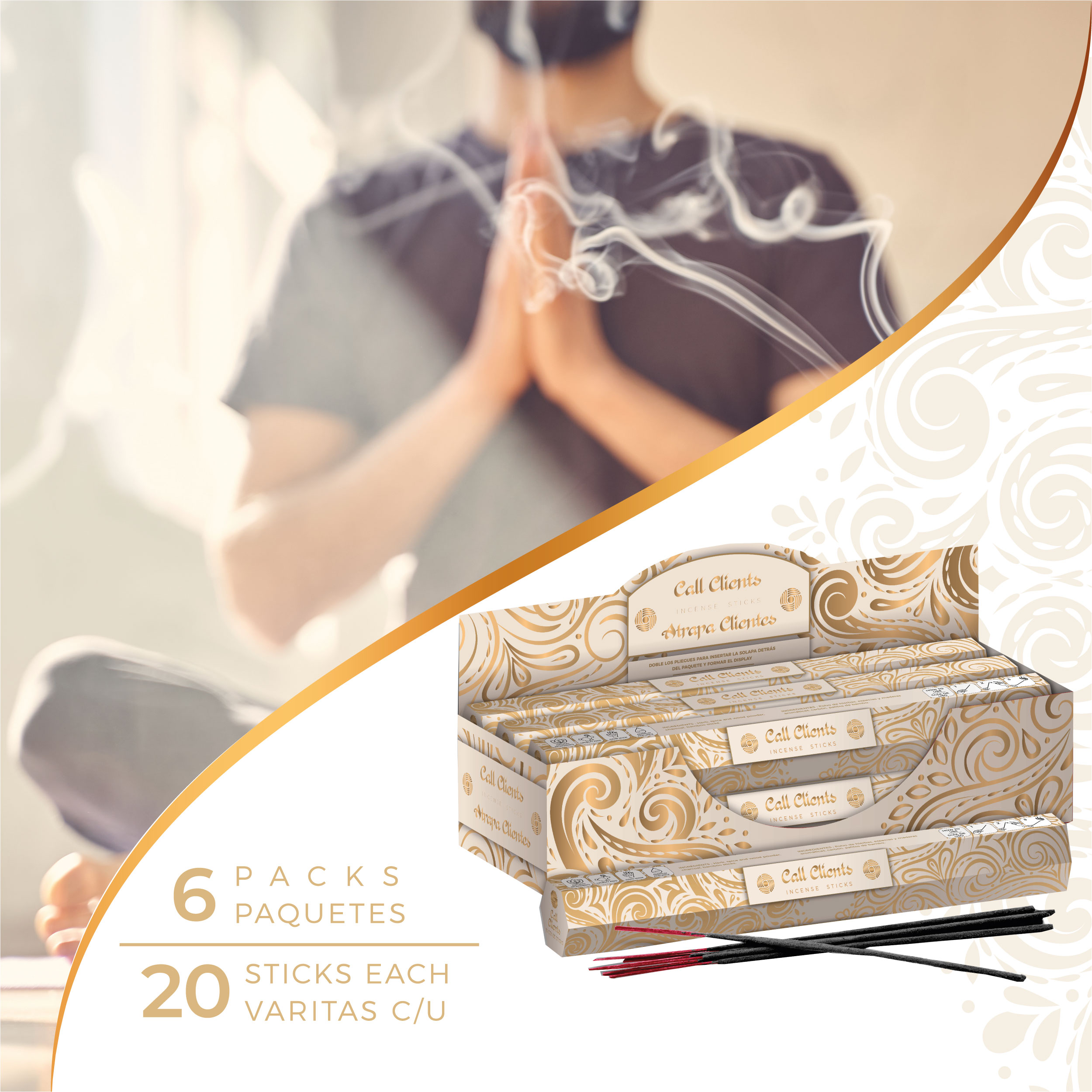 Foto 4 pulgar | Incienso con Aroma Premium - Punto Aroma 120 Unidades