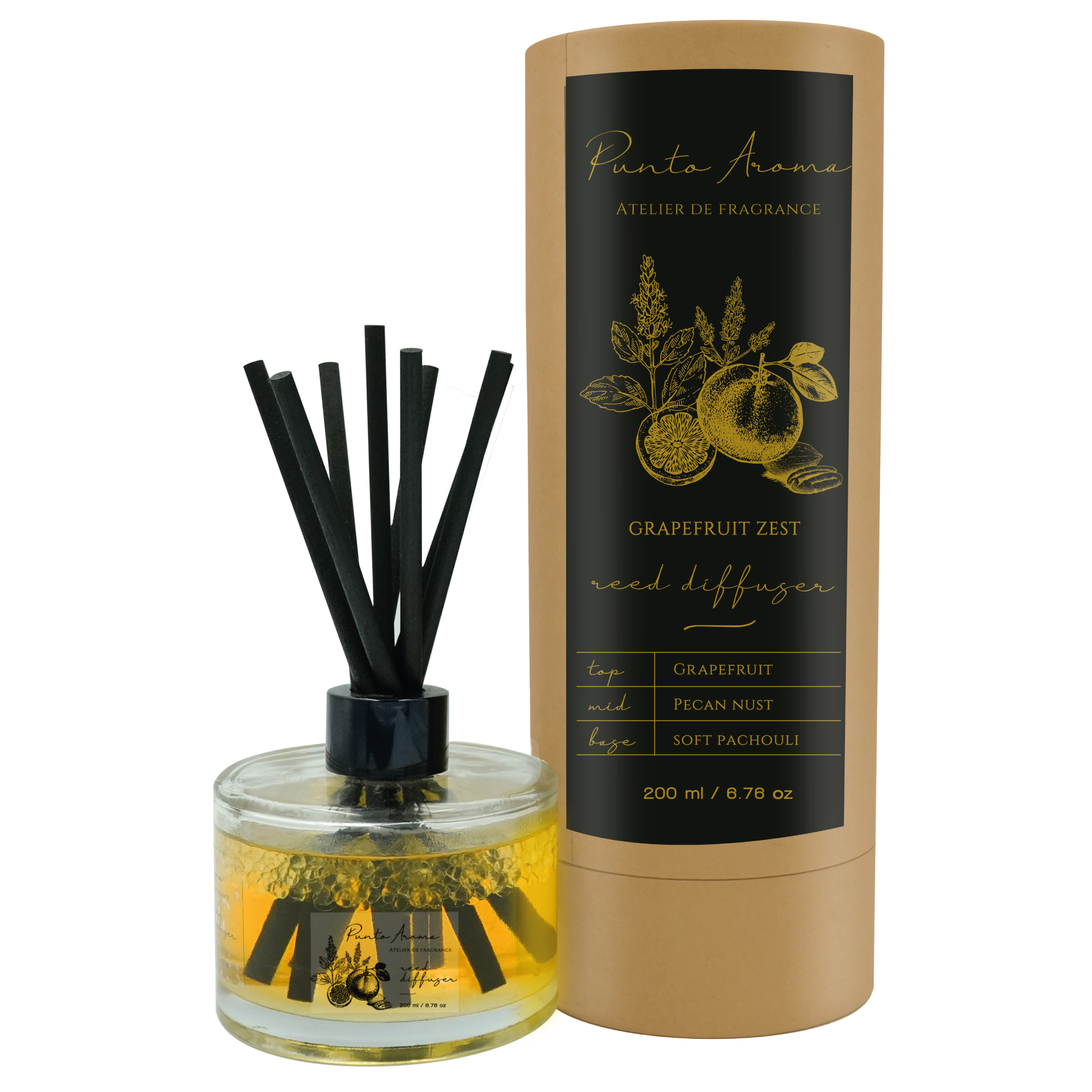 Foto 2 pulgar | Aromatizante de Ambiente Reed Diffuser - Punto Aroma - Grapefruit Zest