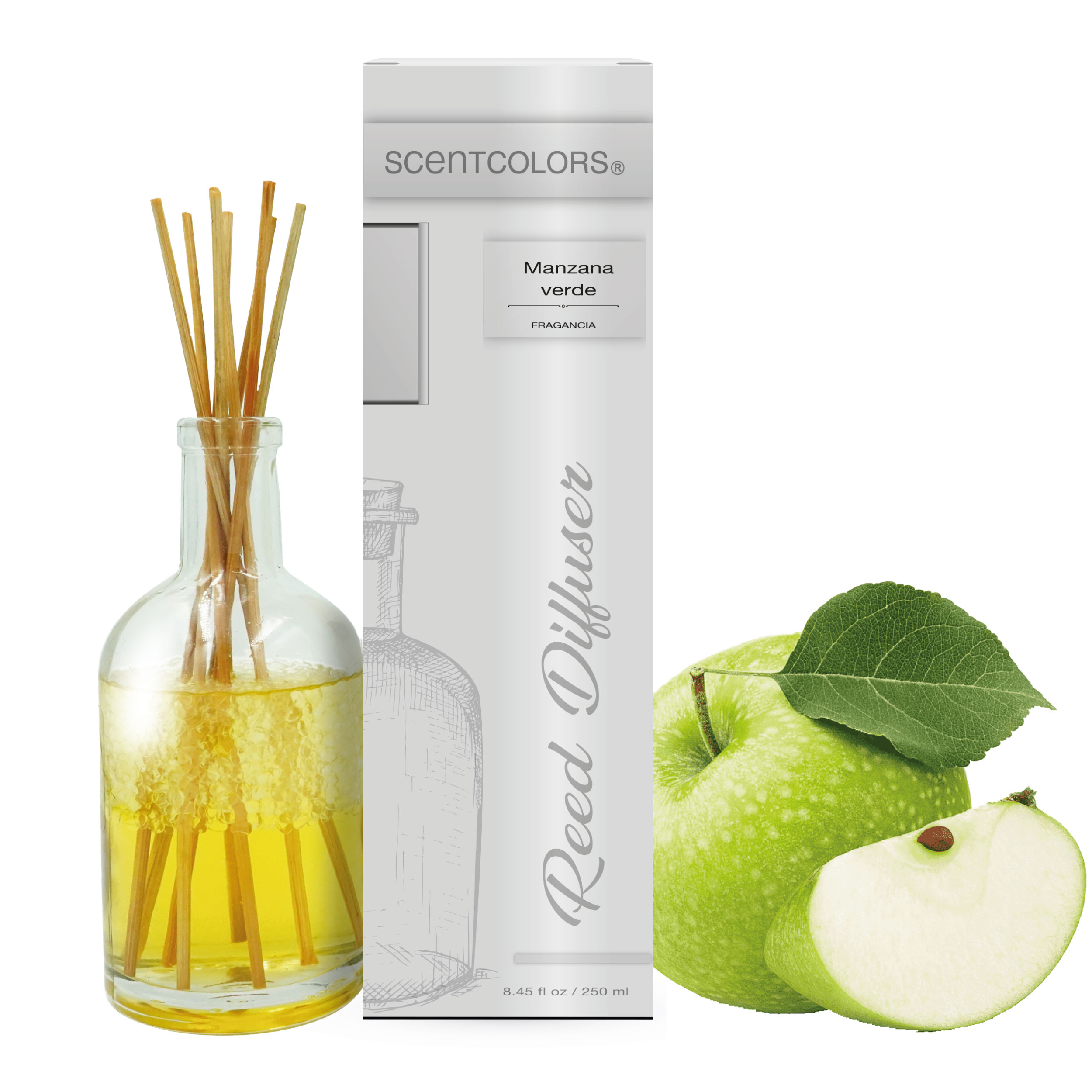 Foto 2 pulgar | Aromatizante de Ambiente Reed Diffuser - Scent Colors, Manzana Fresca