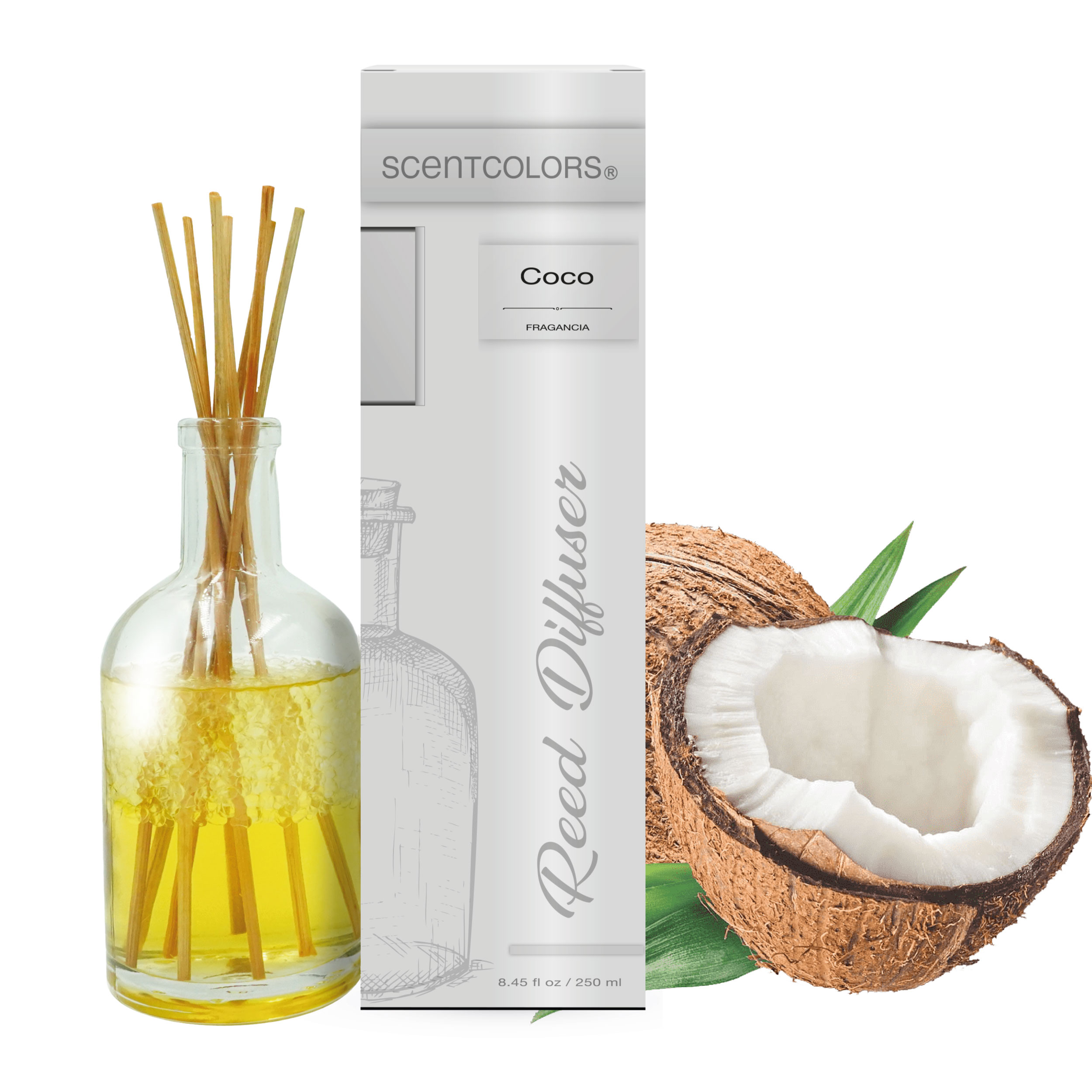 Foto 2 pulgar | Reed Diffuser - Aromatizante De Ambiente - Scent Colors - (Coco)