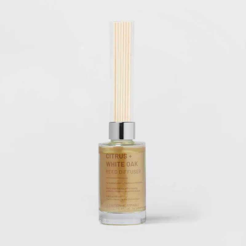 Foto 3 pulgar | Difusor de Varillas Perfumadas Amarillo Cítrico Roble Blanco 100 ml