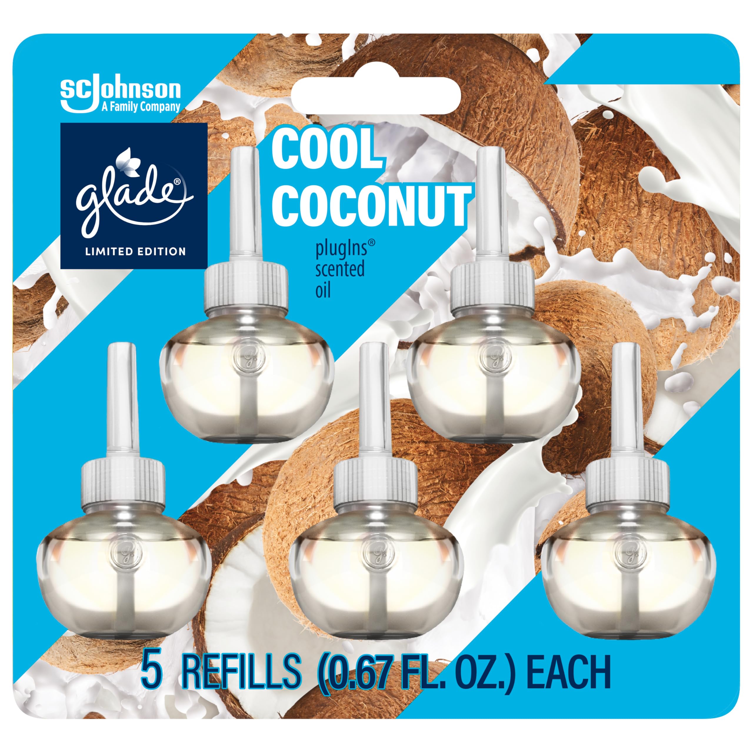 Foto 2 pulgar | Ambientador Glade Plugins, Aceite Aromático Cool Cool, 100 Ml - Venta Internacional.