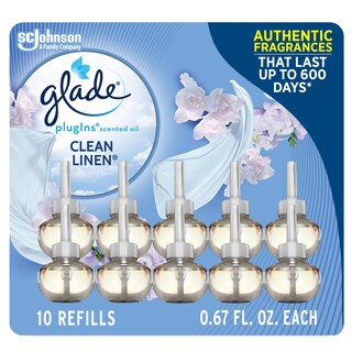 Foto 1 | Ambientador Glade Plugins De Lino Perfumado Con Aceite, 10 X 20 Ml - Venta Internacional.