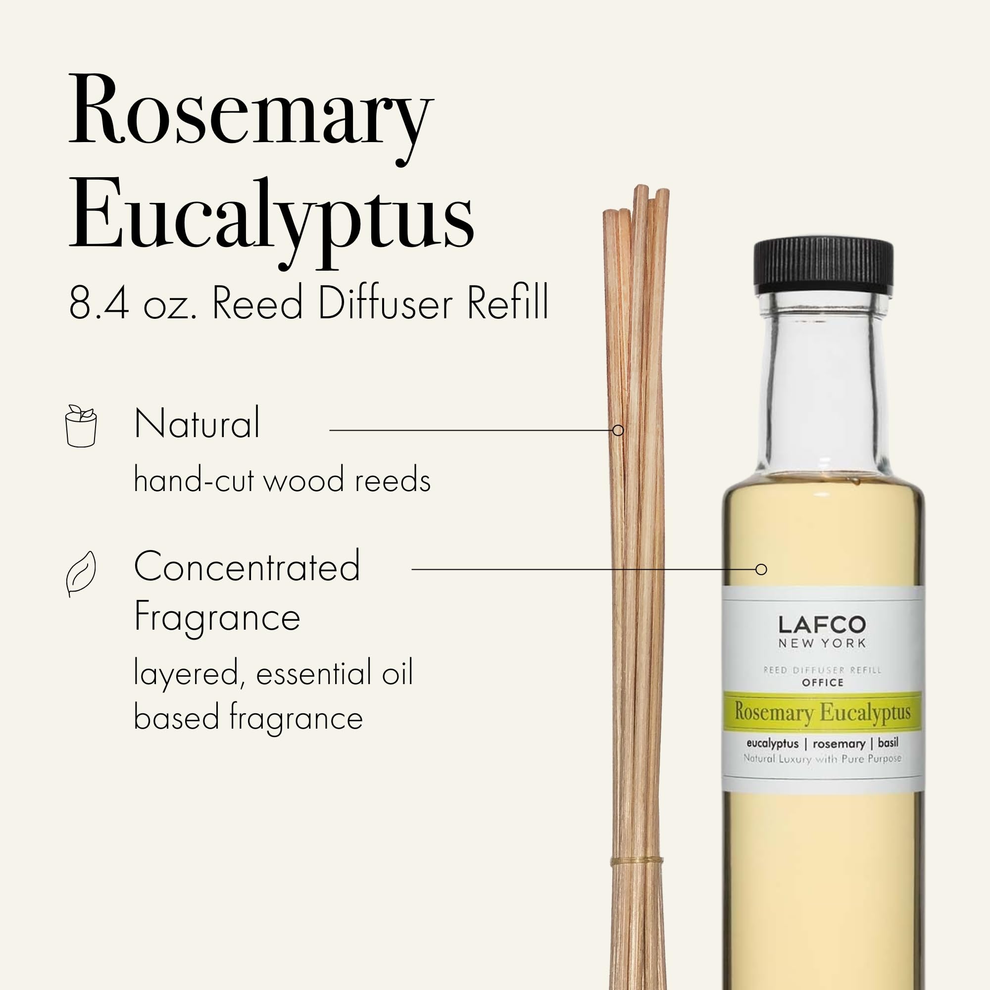 Foto 3 pulgar | Recambio Para Difusor Reed Lafco New York, Romero Y Eucalipto, 250 Ml - Venta Internacional.