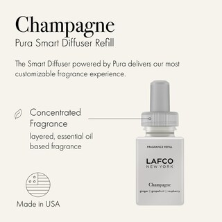 Foto 2 | Recarga De Difusor Inteligente Lafco New York Pura Champagne, Paquete De 2 - Venta Internacional.