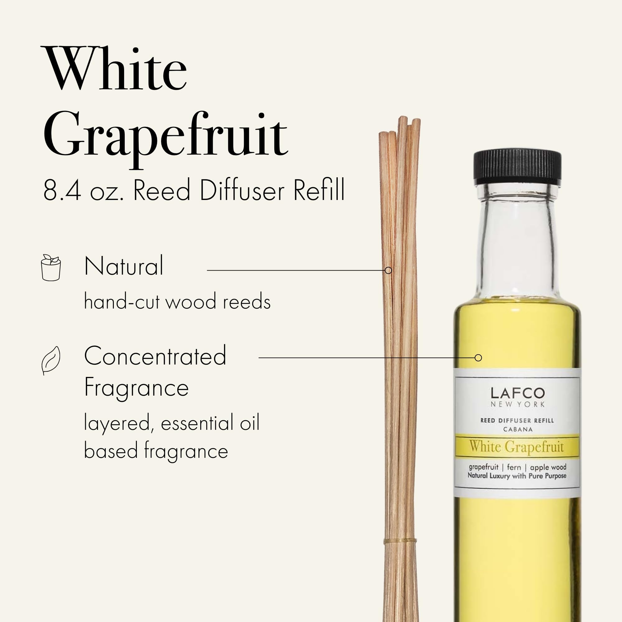Foto 3 pulgar | Recarga De Difusor Reed Lafco New York Con Pomelo Blanco, 250 Ml - Venta Internacional.