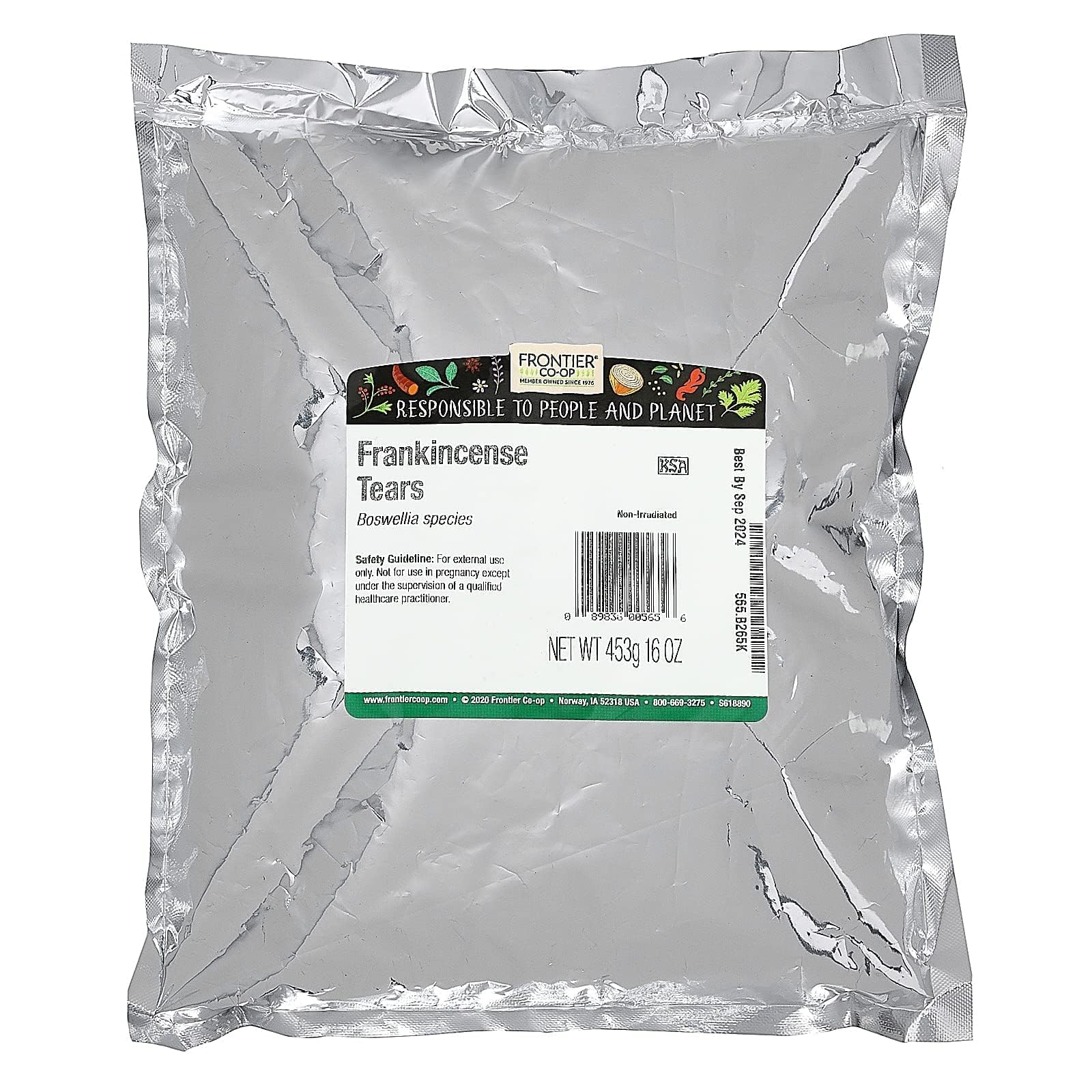Foto 2 | Lágrimas De Incienso Frontier Bulk 473 Ml - Venta Internacional.