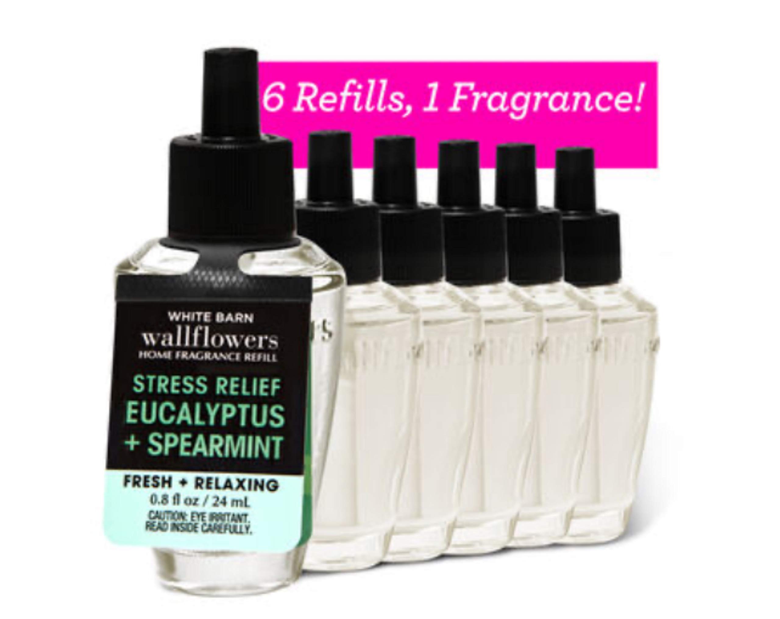 Foto 7 | Fragancia Aromaterapia Bath & Body Works Eucalipto Menta Verde Alhelíes 6 Piezas - Venta Internacional