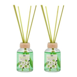 Foto 1 | Pack Duo Difusor Varilla Aroma Te Verde Lima 50 Ml Eo Safe Imports Esi-20081 Verde