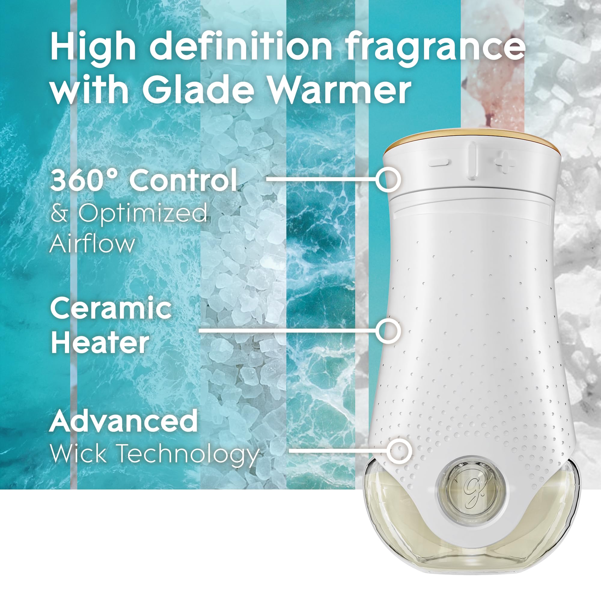 Foto 6 pulgar | Recambios Para Ambientador Glade Plugins Sky & Sea Salt  100 Ml X 5 - Venta Internacional.