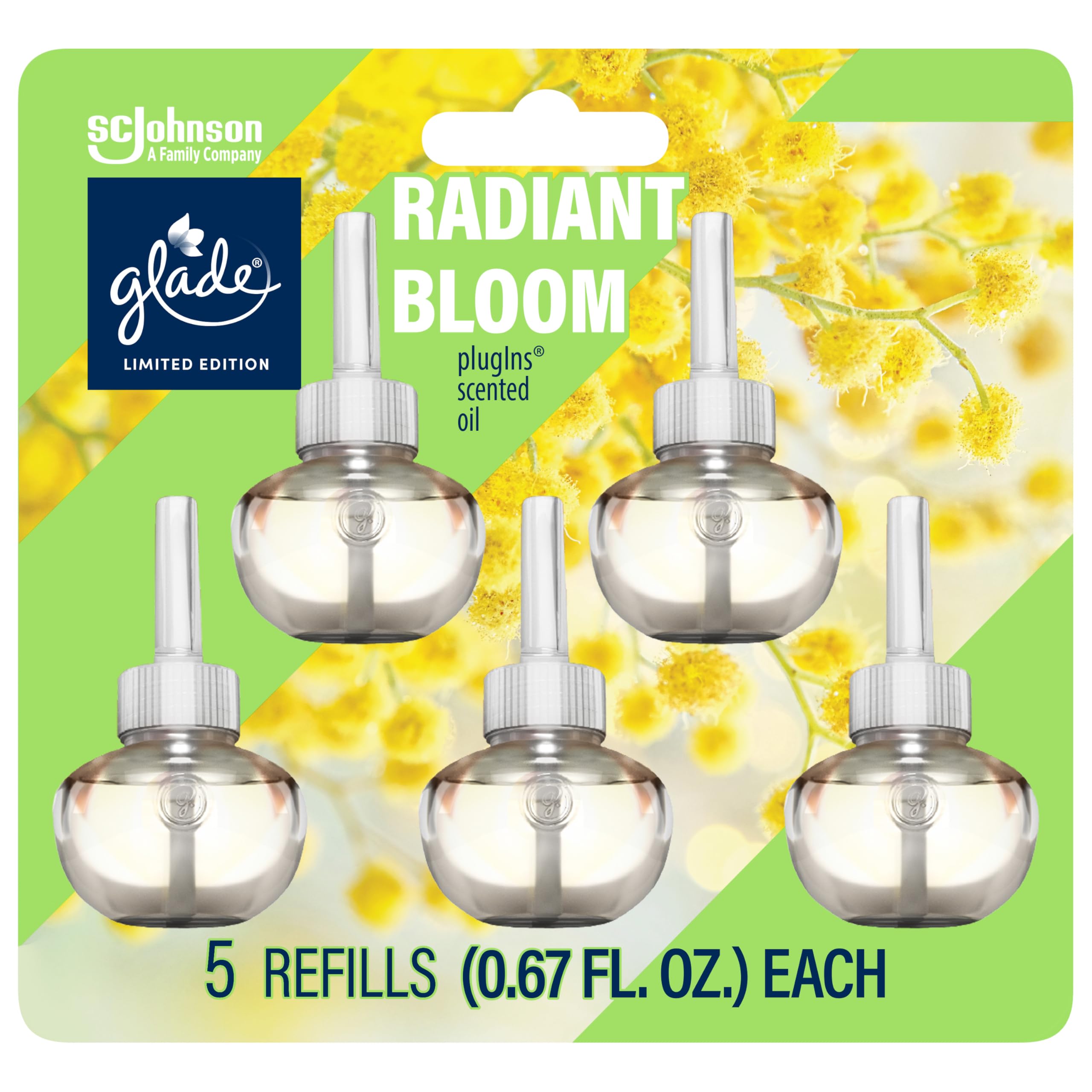 Foto 2 pulgar | Ambientador Glade Plugins  Aceite Aromático Radiant Bloom  100 Ml - Venta Internacional.