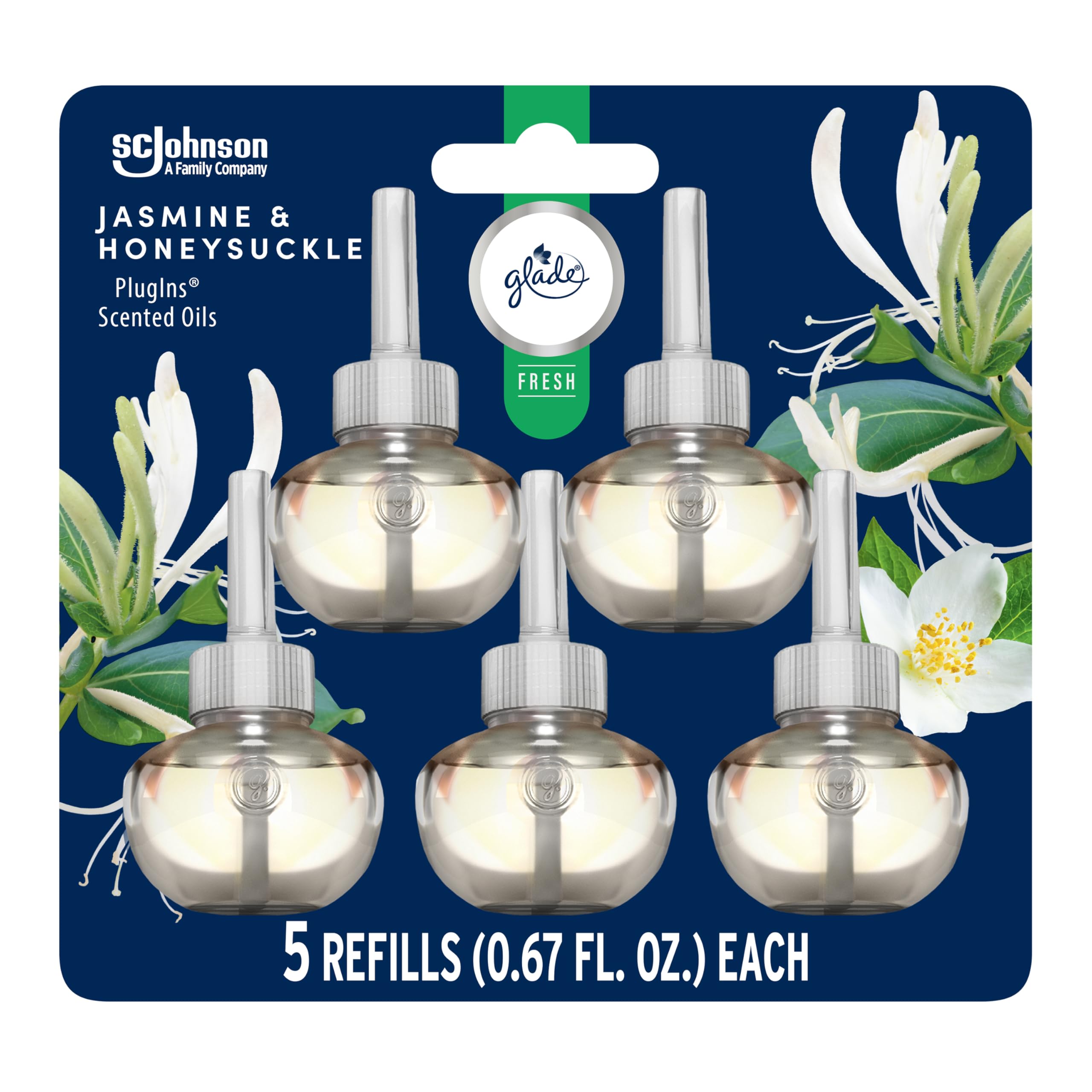 Foto 1 | Refrescos Glade Plugins Para Ambientador  Jazmín Y Madreselva  20 Ml - Venta Internacional.