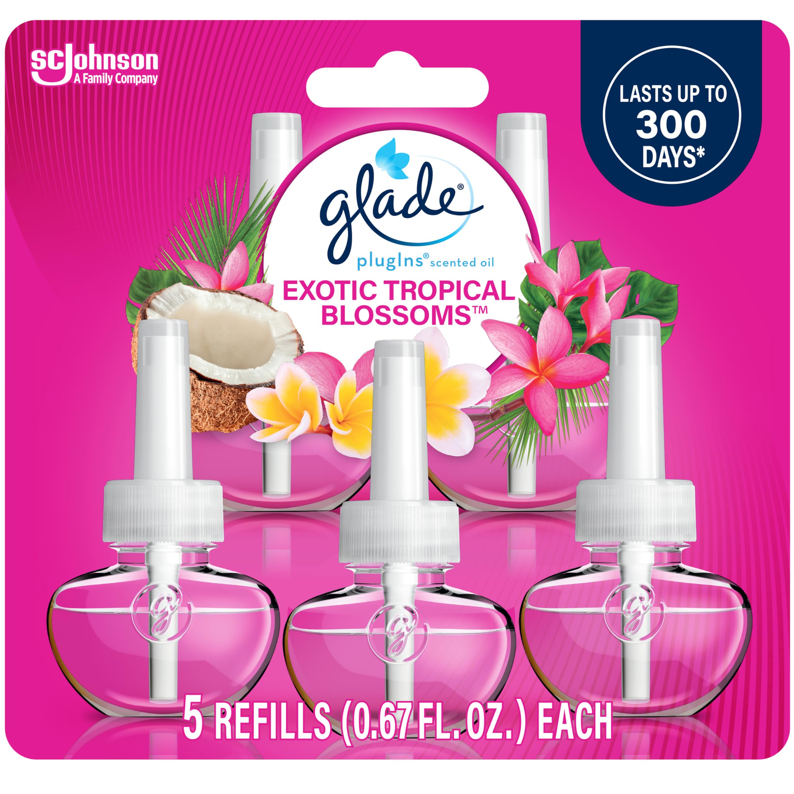 Foto 1 | Recambio Para Ambientador Glade Plugins Exotic Tropical  99 Ml  Paquete De 5 - Venta Internacional.