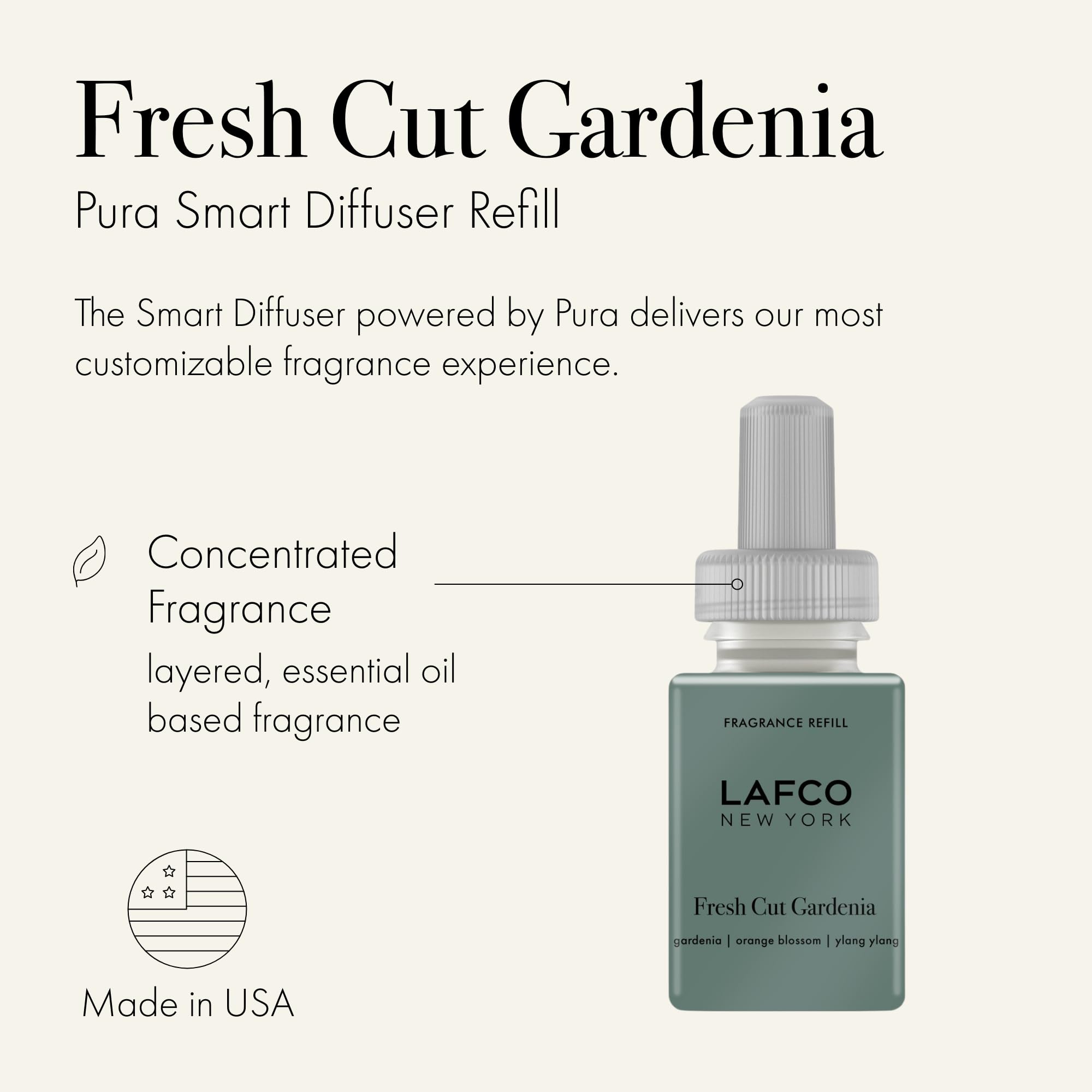 Foto 3 pulgar | Recarga De Difusor Inteligente Lafco New York Pura Fresh Cut Gardenia - Venta Internacional.