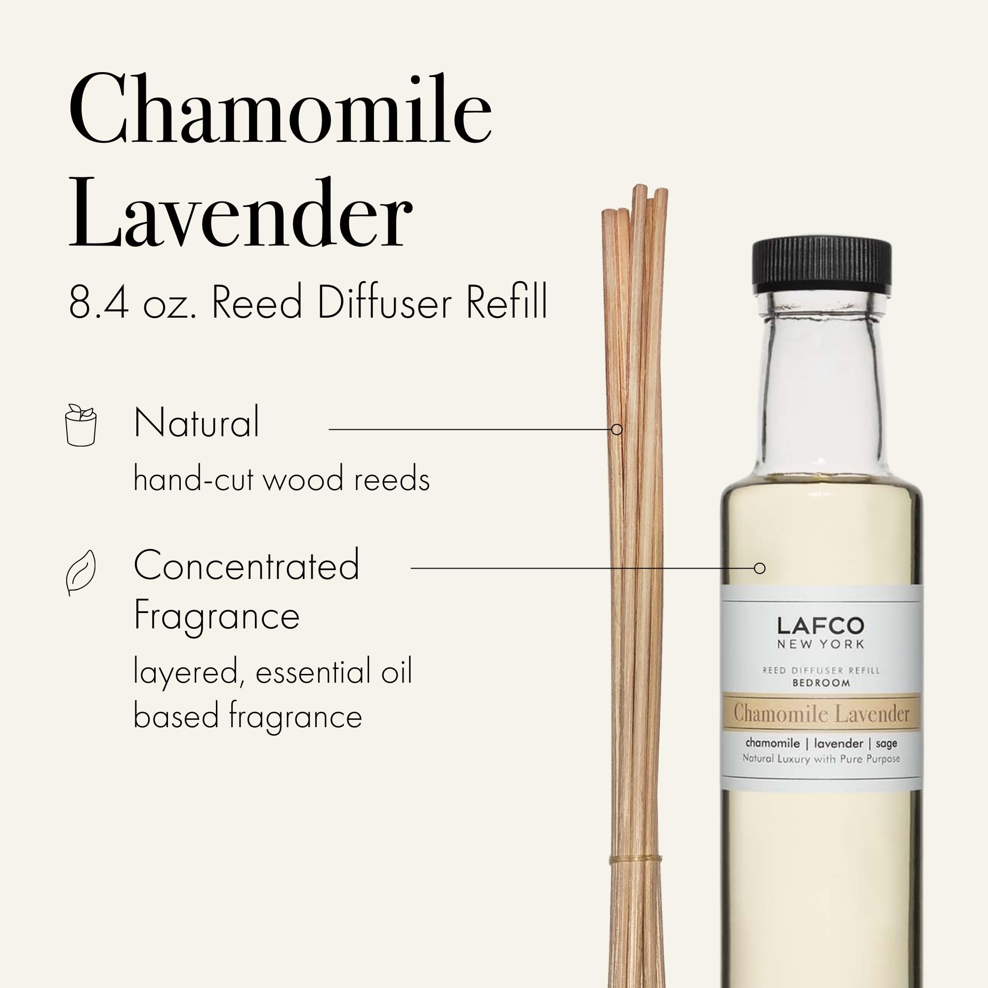 Foto 3 pulgar | Recambio Para Difusor Reed Lafco New York  Manzanilla Y Lavanda  250 Ml - Venta Internacional.