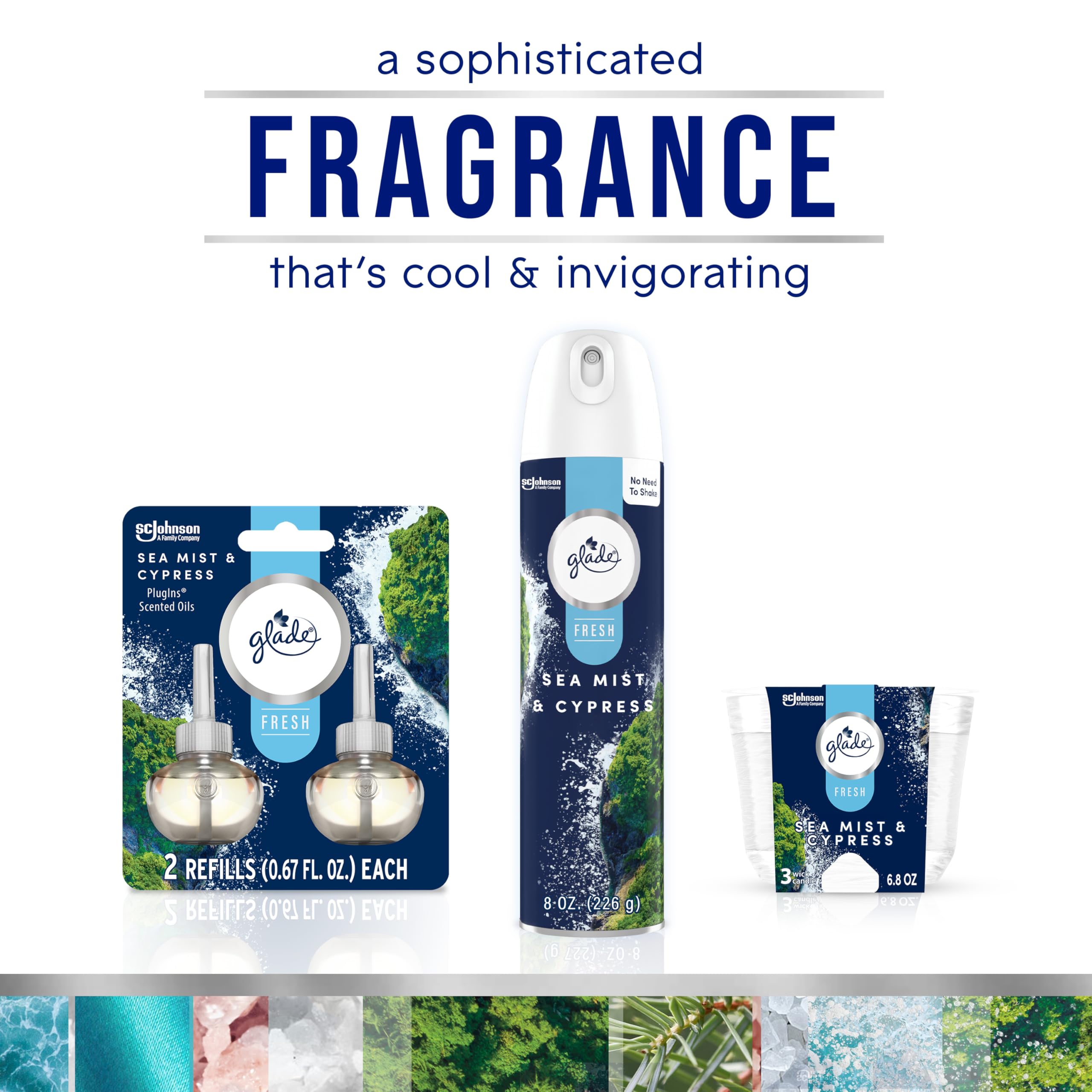 Foto 7 | Recambios Para Ambientador Glade Plugins Sea Mist & Cypress  20 Ml X 5 - Venta Internacional.