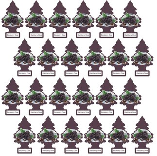 Foto 2 | Ambientador Para Coche Little Trees Moras Y Clavos Paquete De 24 - Venta Internacional.