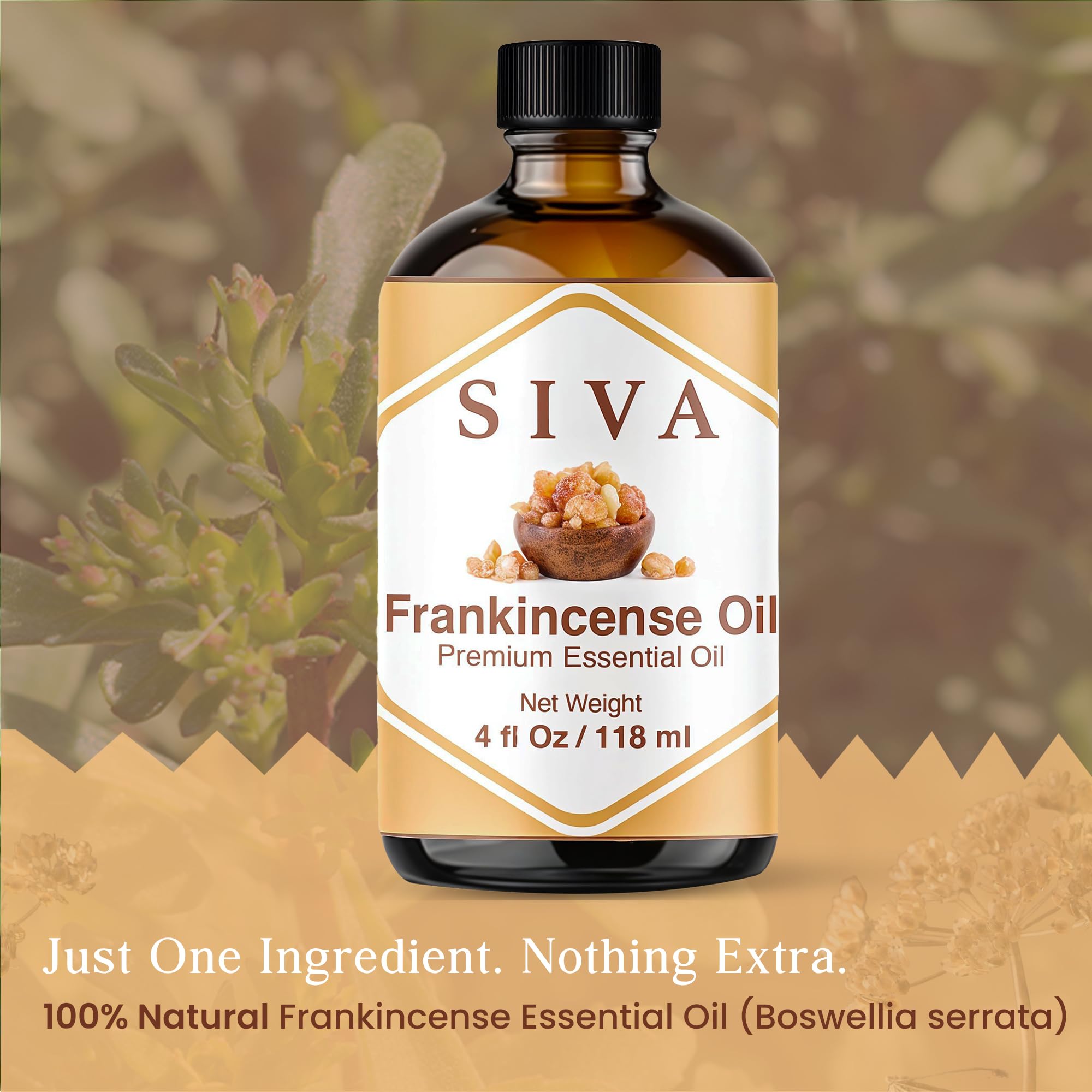 Foto 4 pulgar | Aceite Esencial Sva Organics De Incienso Siva 120 Ml - Venta Internacional.