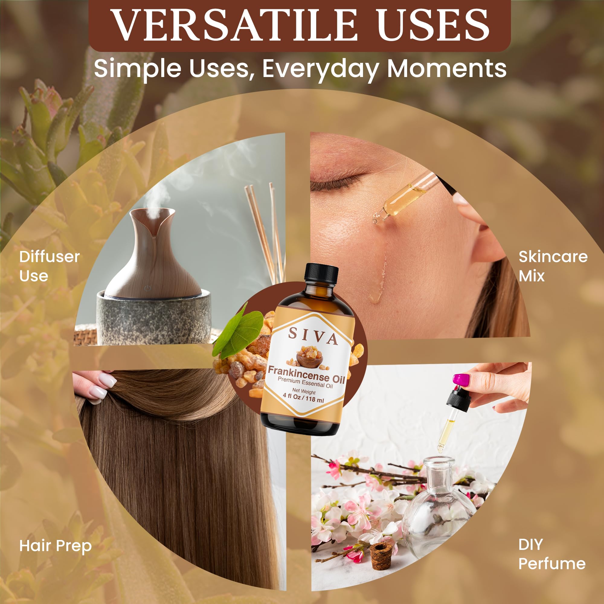 Foto 4 | Aceite Esencial Sva Organics De Incienso Siva 120 Ml - Venta Internacional.
